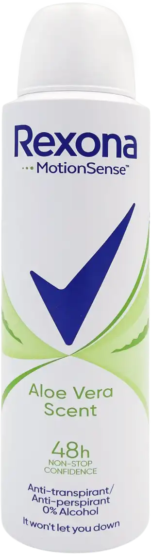 Фото 1 - Антиперспірант Rexona Aлое віра аерозольний 150 мл