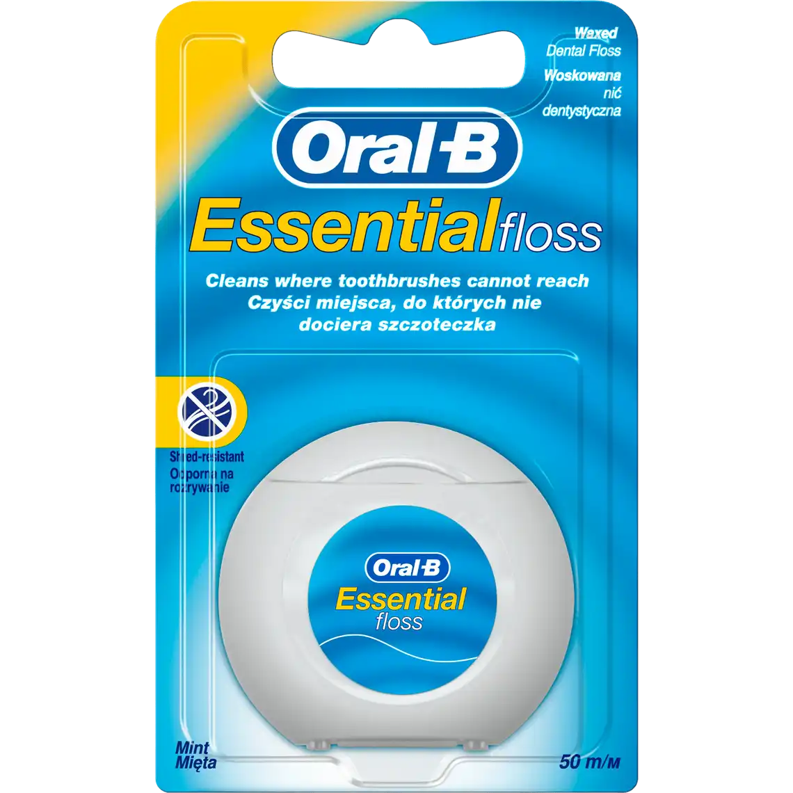 Фото 1 - Нитка зубна Oral-B Essential М'ятна 50 м