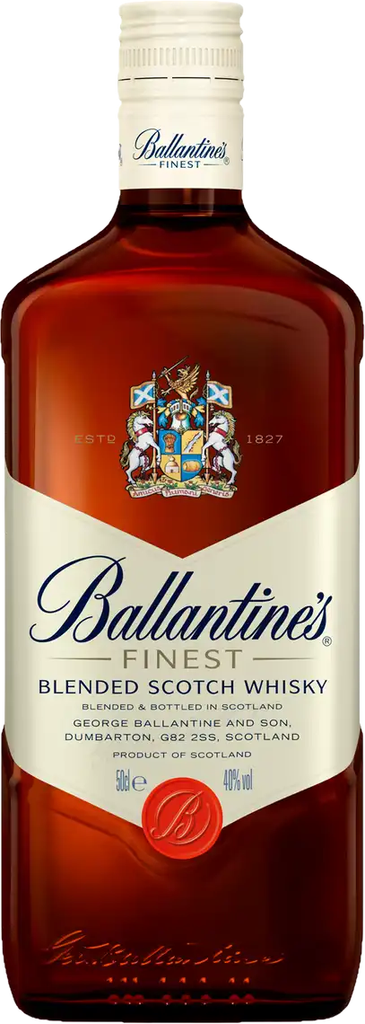 Фото 1 - Віскі Ballantines Finest купажований 40% 0.5 л