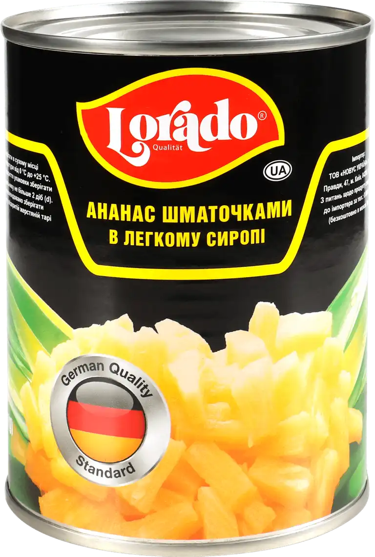 Фото 1 - Ананаси Lorado шматочками 565 г 