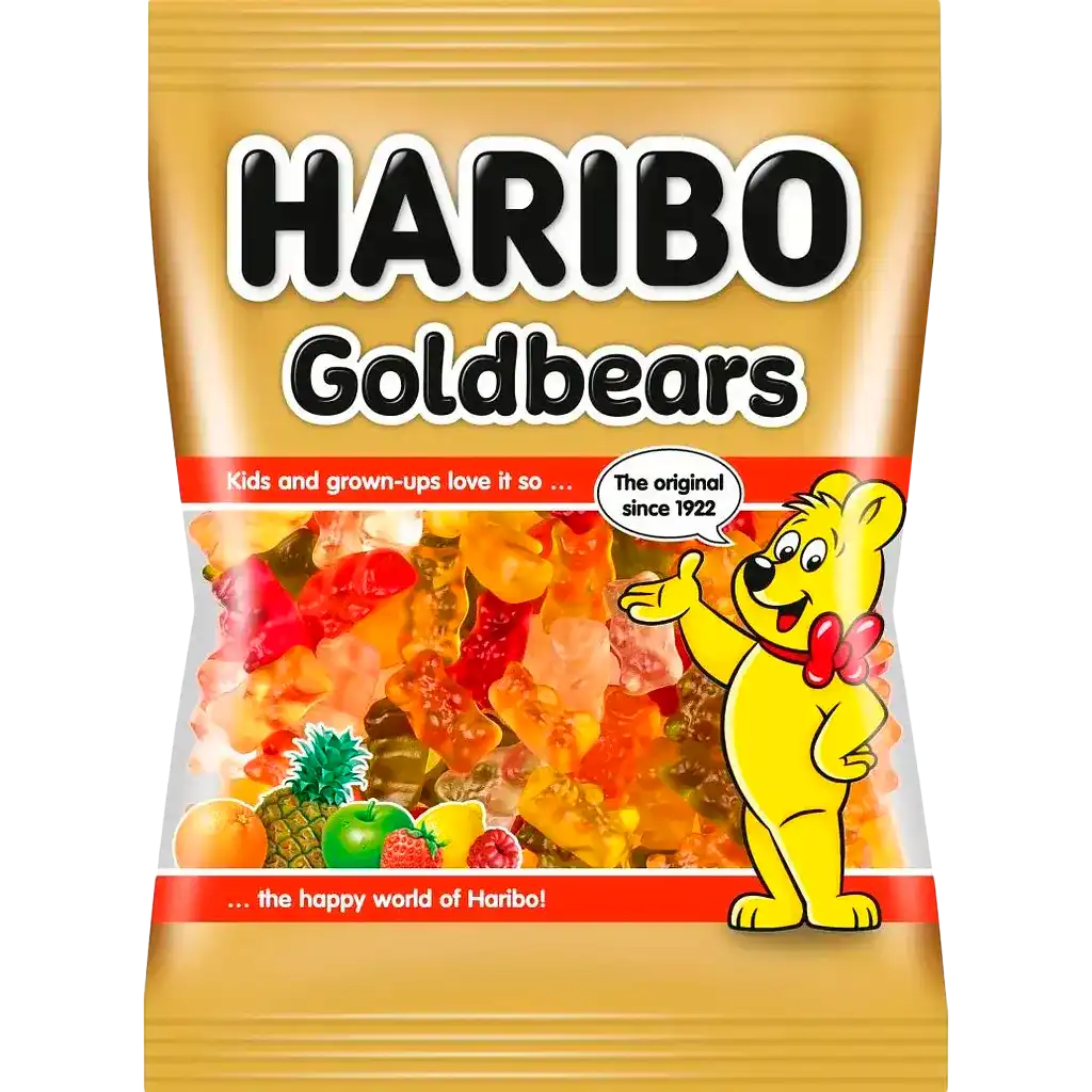 Фото 1 - Цукерки желейні Haribo Золоті ведмеді 100 г