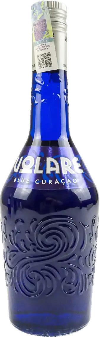 Фото 1 - Лікер Volare Blue Curacao 22% 0.7 л
