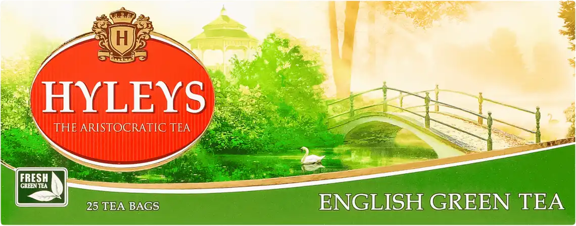 Фото 4 - Чай зелений Hyleys English 25 пакетів по 2 г