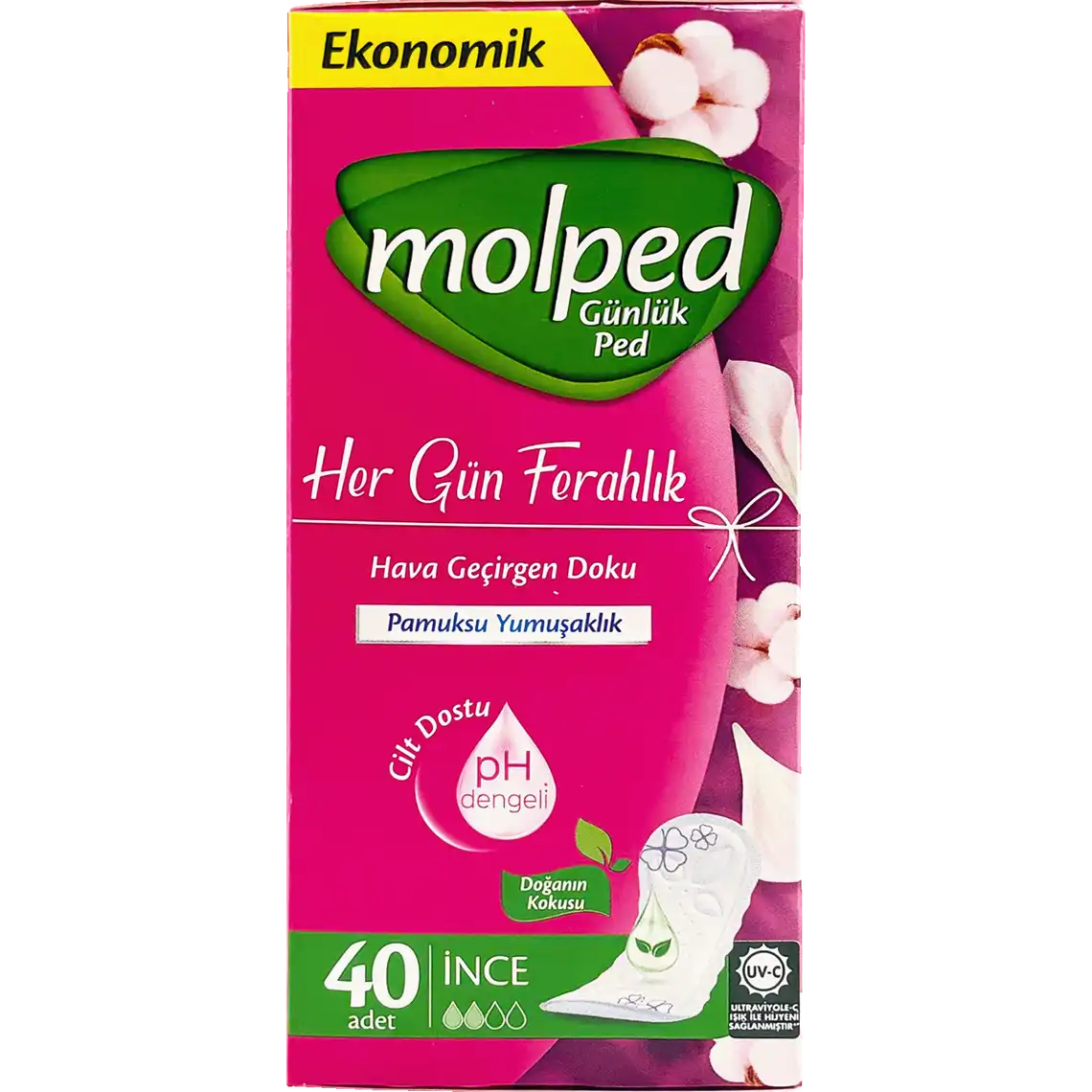 Фото 1 - Прокладки щоденні Molped Everyday Freshness DEO 40 шт