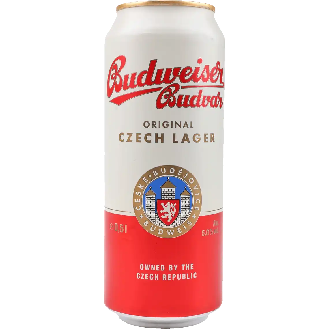 Фото 1 - Пиво Budweiser Budvar світле фільтроване 5% 0.5 л