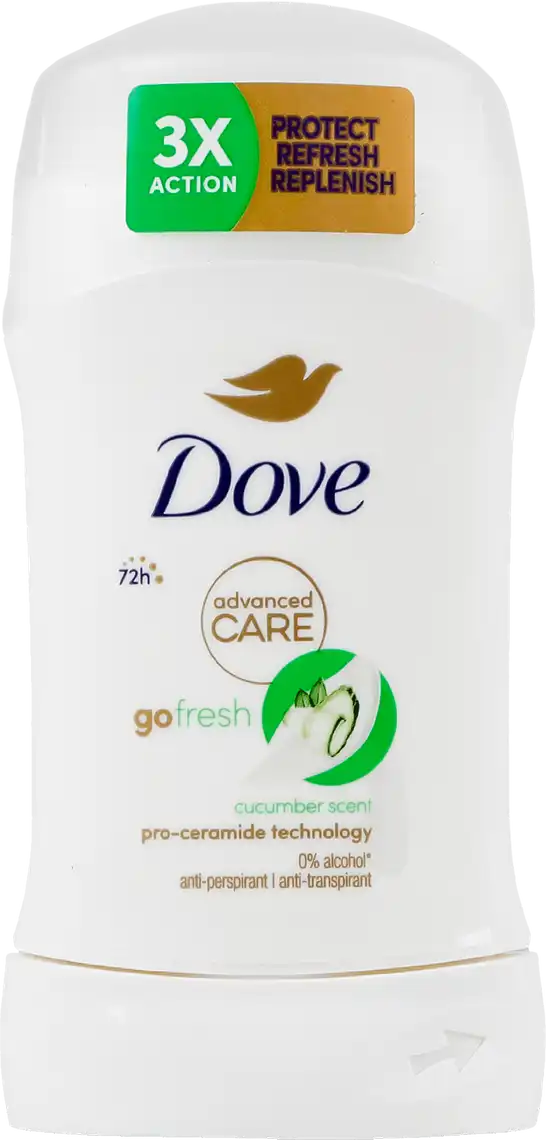 Фото 1 - Антиперспірант-стік Dove Go Fresh Cucumber&Green tea жіночий 50 мл
