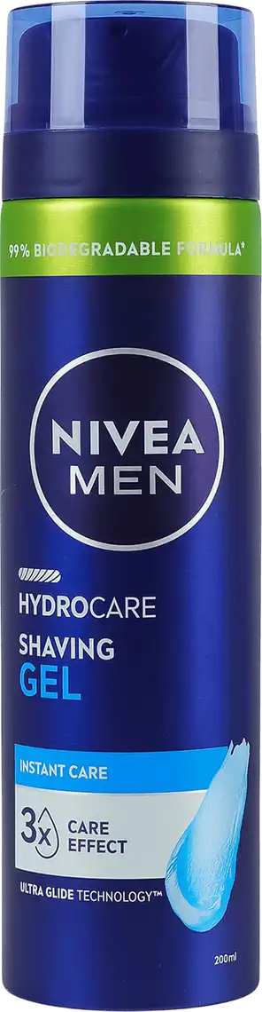Фото 1 - Гель для гоління Nivea Захист та Догляд зволожуючий 200 мл