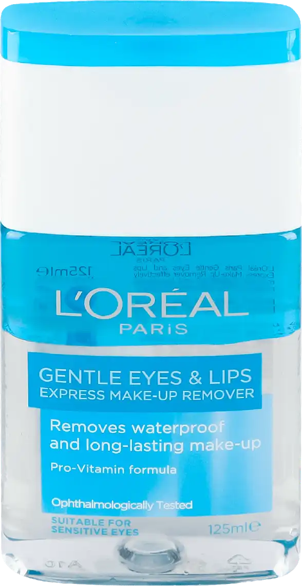 Фото 1 - Засіб для зняття макіяжу з очей та губ L'oreal Paris 125 мл