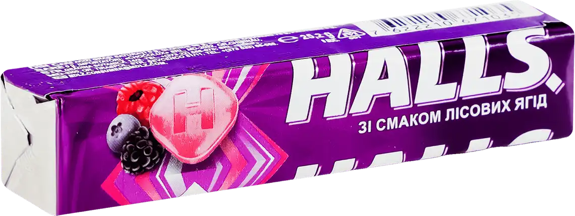 Фото 2 - Льодяники Halls Лісові ягоди 25.2 г