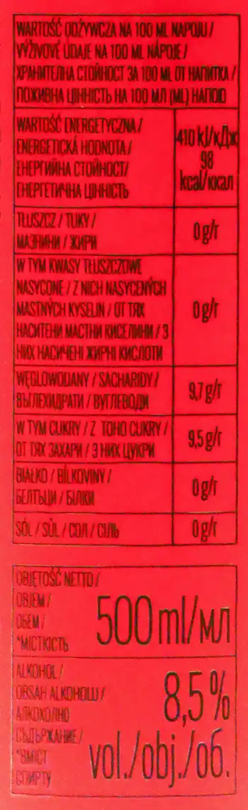 Фото 4 - Напій Revo Cherry слабоалкогольний енергетичний 8.5% 0.5 л 
