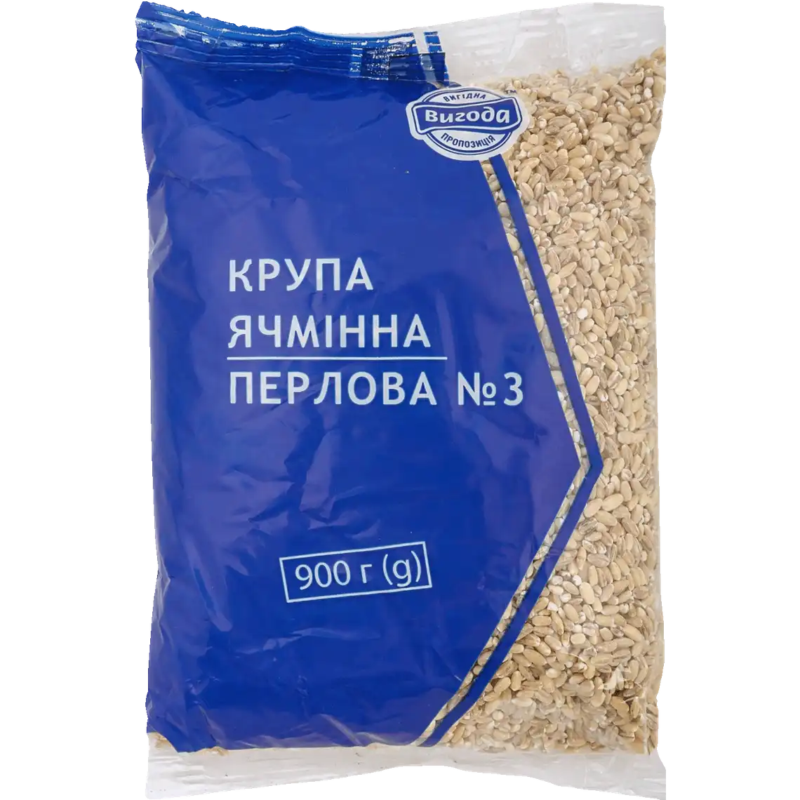 Фото 1 - Крупа Вигода перлова, 900 г