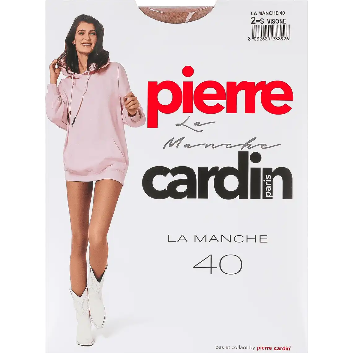 Фото 1 - Колготки жіночі Pierre Cardin La Manche Visone 40 DEN р.2