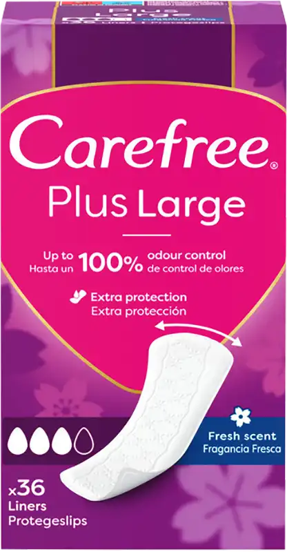 Фото 1 - Прокладки щоденні Carefree Large Fresh 36 шт