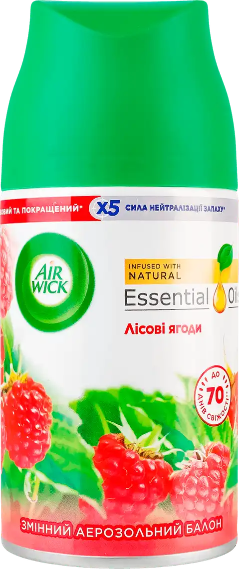 Фото 1 - Змінний балон Air Wick Red Berries для автоматичного освіжувача повітря 250 мл
