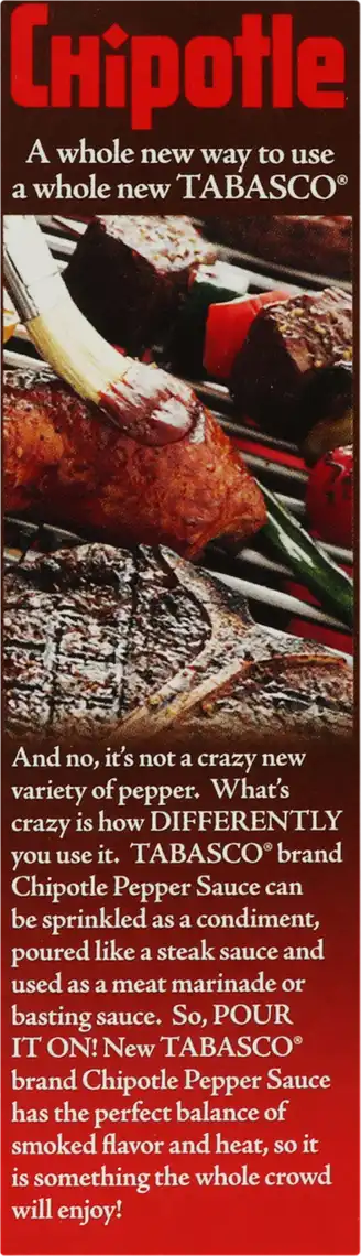 Фото 2 - Соус Tabasco Chipotle Pepper Sauce 60 мл