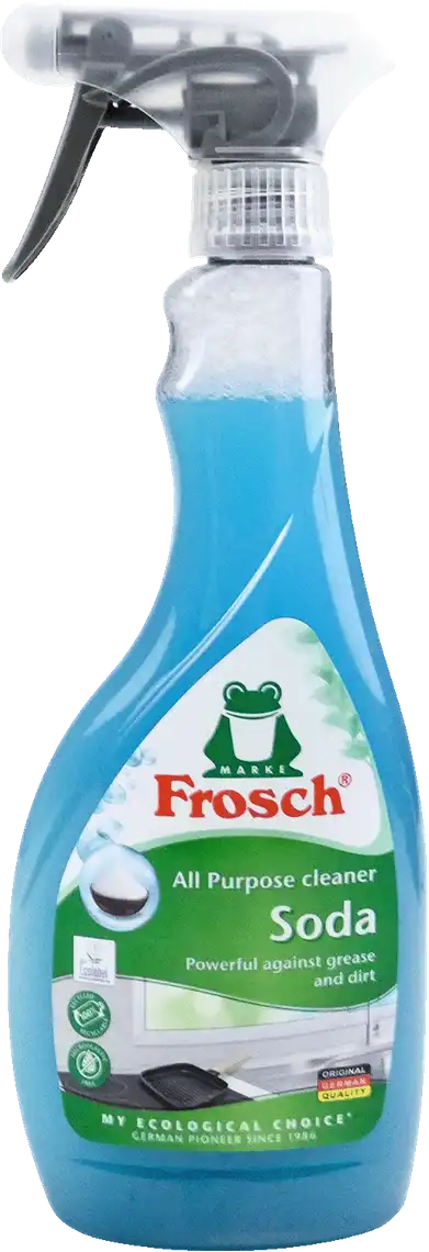Фото 1 - Засіб для чищення кухні Frosch Сода універсальний від жиру та бруду 500 мл