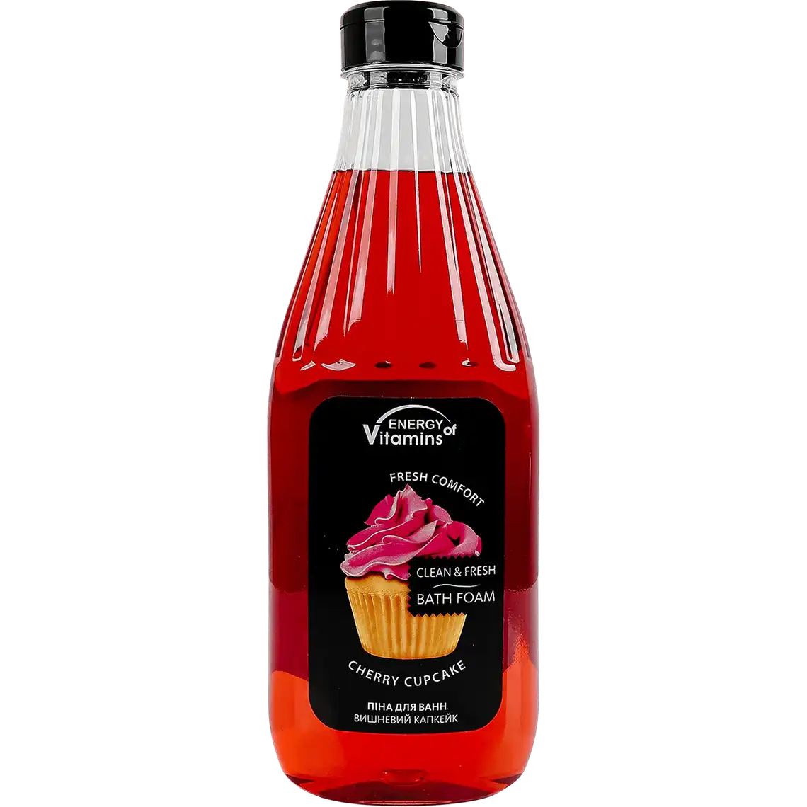 Фото 1 - Піна для ванн Energy of Vitamins Cherry cupcake 800 мл