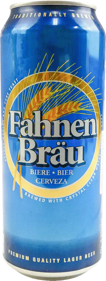 Фото 1 - Пиво Fahnen Brau світле фільтроване 4.7% 0.5 л