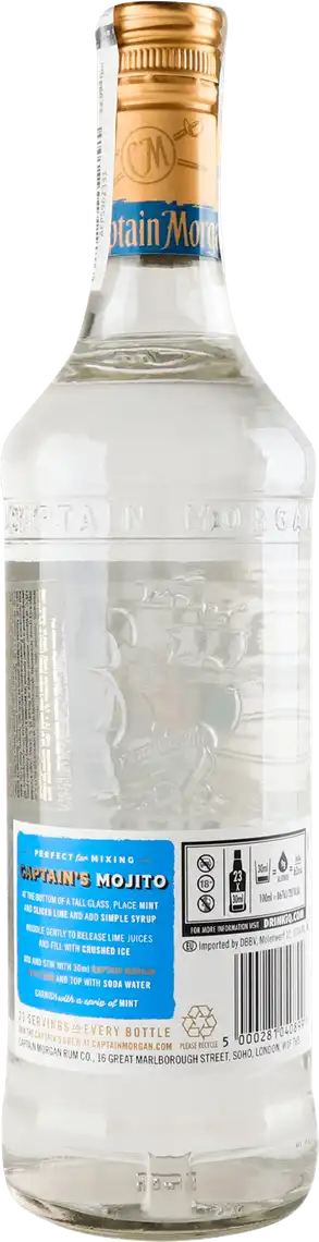 Фото 2 - Ром Captain Morgan White 37.5% 0.7 л