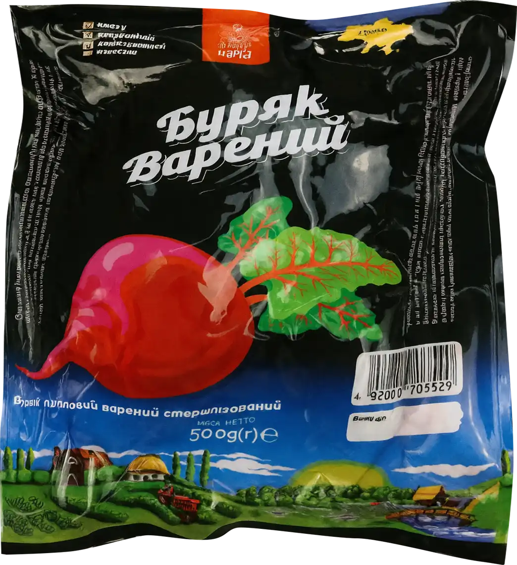 Фото 1 - Буряк Чудова Марка відварний 0.5 кг
