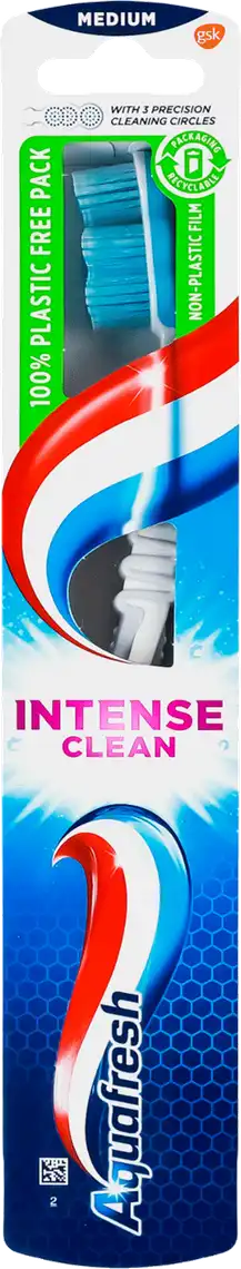 Фото 1 - Щітка зубна Aquafresh Intense Clean 1 шт