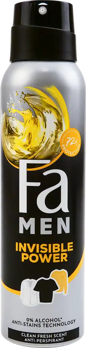 Фото 1 - Дезодорант-спрей Fa Men Xtreme Invisible Power 150 мл