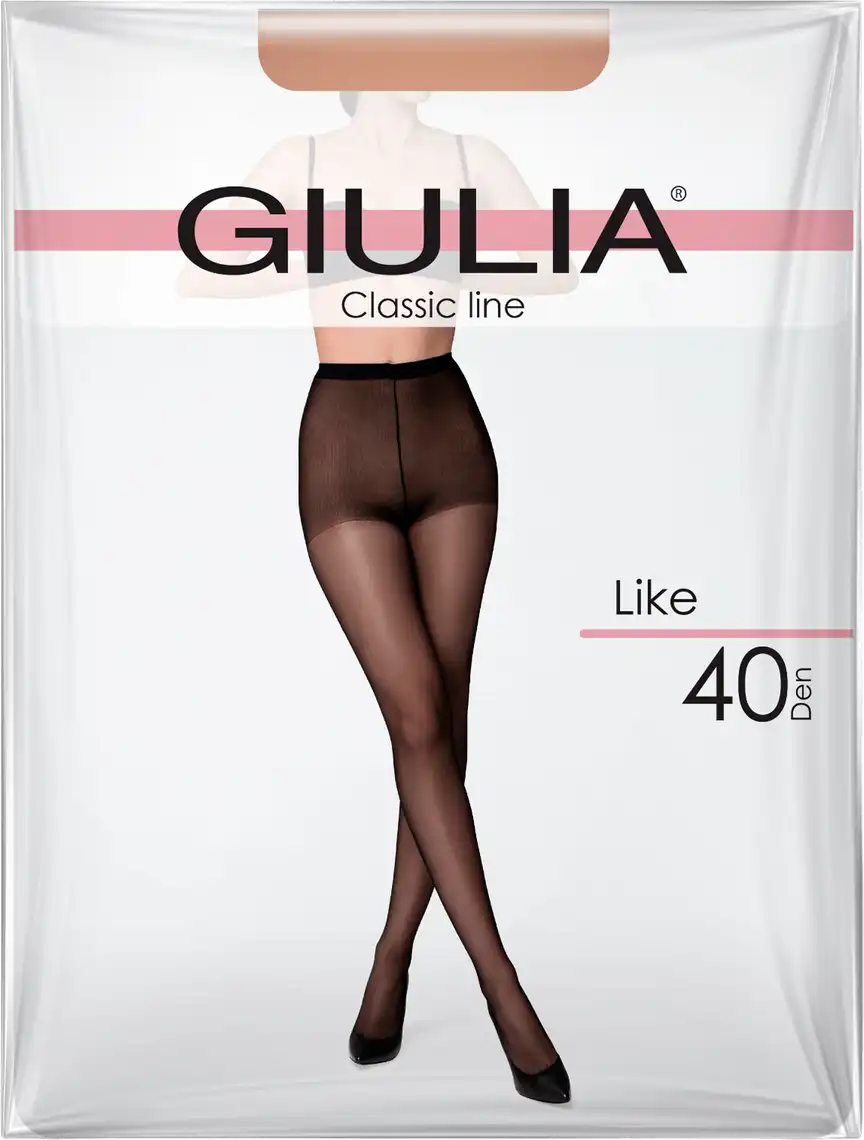 Фото 1 - Колготки Giulia Like жіночі 40den р.2 cappuccino