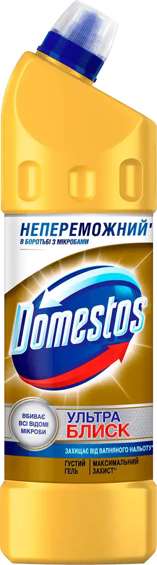 Фото 1 - Засіб для чищення туалету Domestos Ультра блиск 1 л