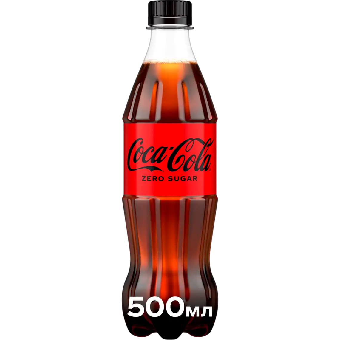 Фото 1 - Напій Coca-Cola Zero сильногазований 0.5 л