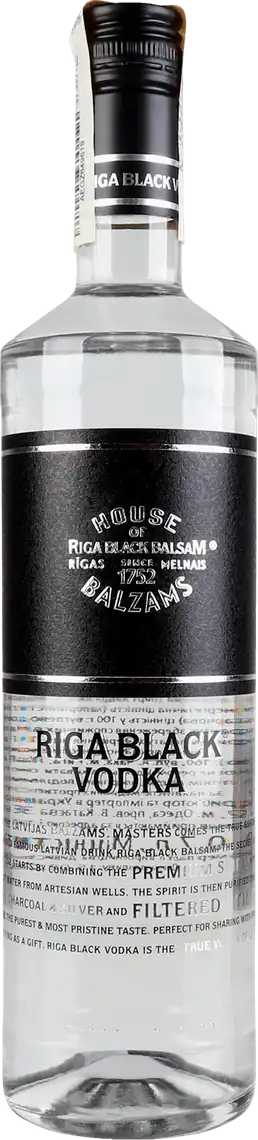 Фото 1 - Горілка Riga Black 40% 0.7 л