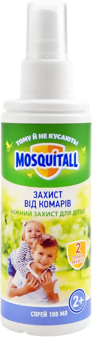 Фото 1 - Спрей від комарів Mosquitall Ніжний захист для дітей 100 мл