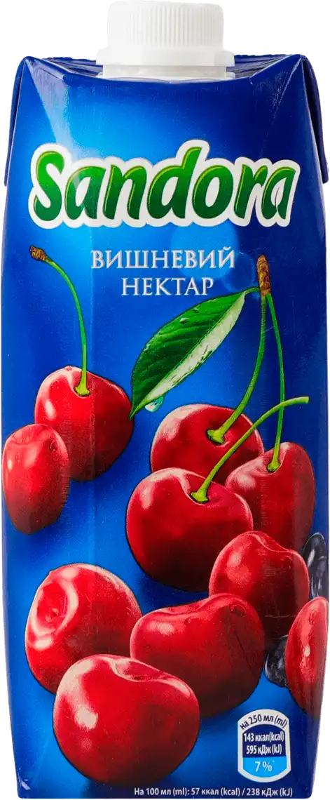 Фото 1 - Нектар Sandora вишневий 500 мл