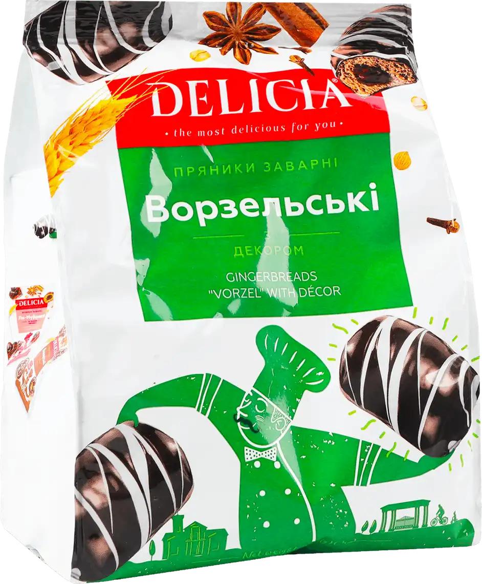 Фото 2 - Пряники Delicia Ворзельські заварні з декором 250 г