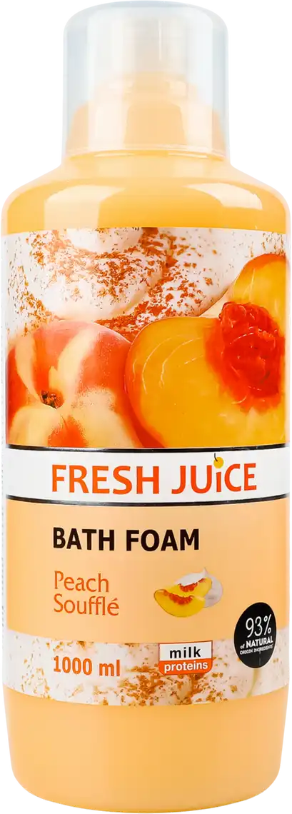 Фото 1 - Піна для ванн Fresh Juice Персикове суфле 1 л