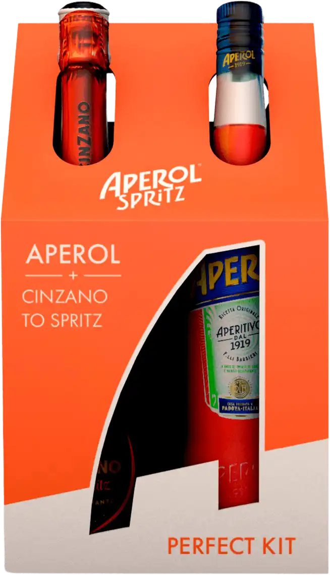 Фото 1 - Набір Aperol Aperetivo 11% 0.7 л + Вино ігристе Cinzano To Spritz біле сухе 15% 0.75 л