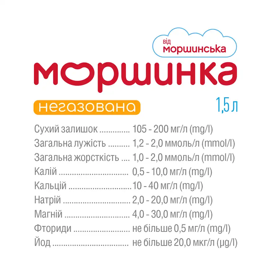 Фото 3 - Вода мінеральна Моршинка для дітей негазована 1,5 л