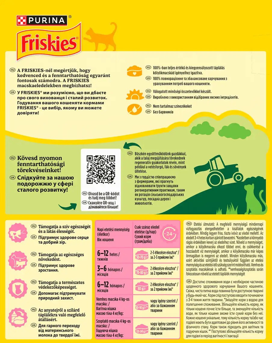 Фото 2 - Сухий корм Friskies Junior для кошенят з куркою, індичкою та овочами 300 г