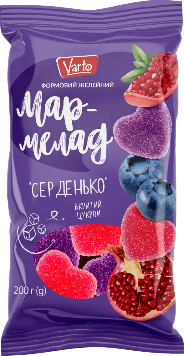 Фото 1 - Мармелад Varto Серденько 200г