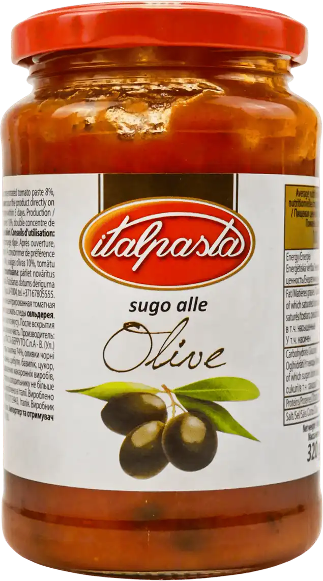 Фото 1 - Соус Italpasta Olive з оливками 320 г