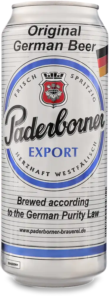 Фото 1 - Пиво Paderborner Export світле 0.5 л