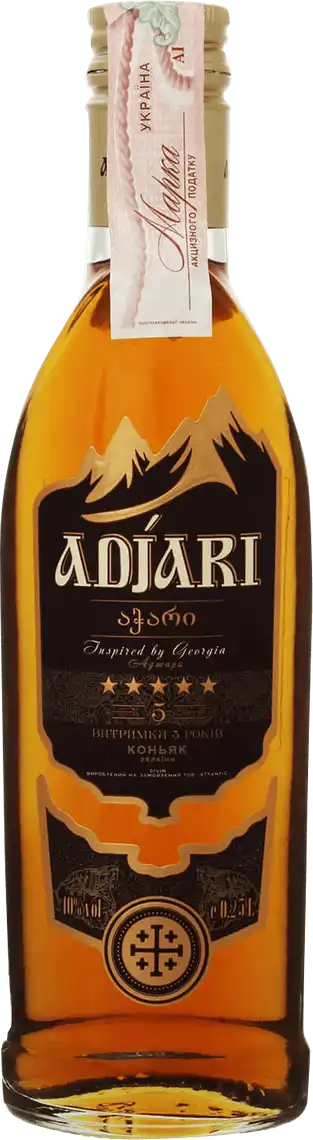 Фото 1 - Коньяк Adjari 5 зірок 40% 250 мл