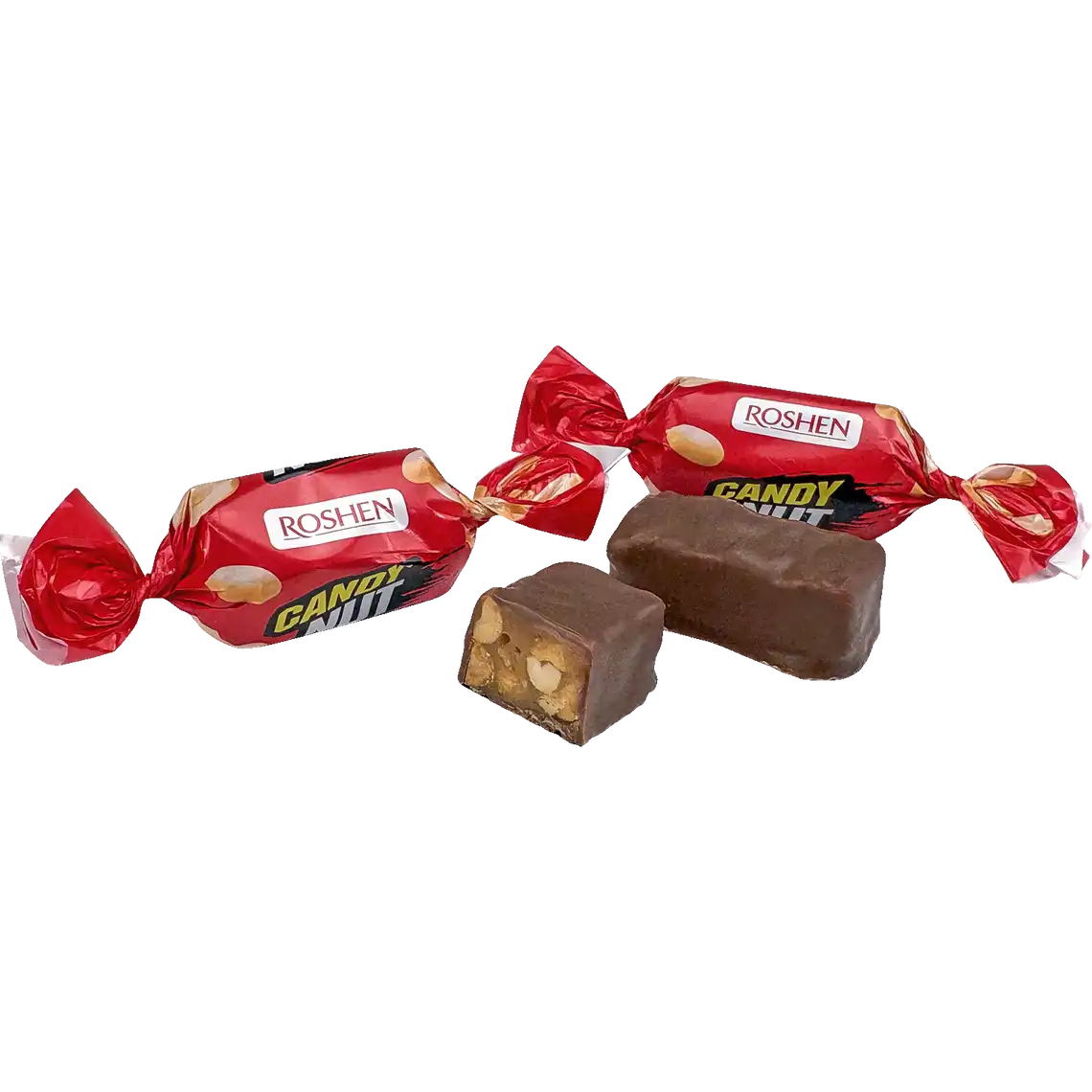 Фото 1 - Цукерки Roshen Candy Nut м'яка карамель з арахісом вагові