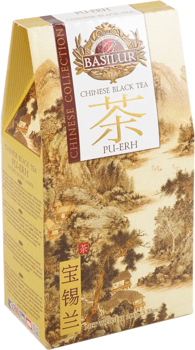 Фото 1 - Чай Basilur Pu-Erh чорний китайський 100 г