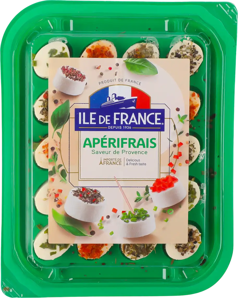 Фото 1 - Сир Ile de France Aperifrais смаки провансу 70% 100 г