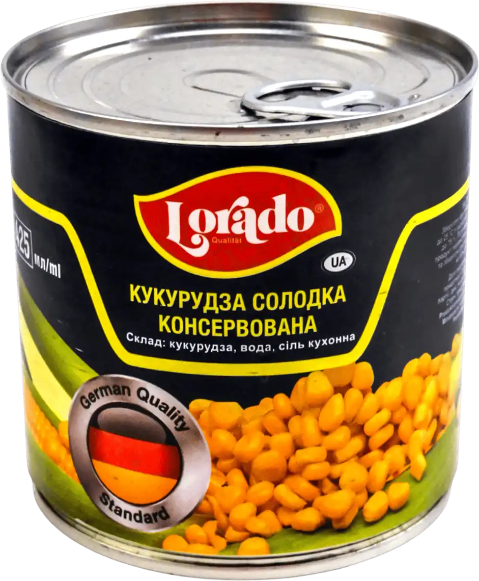 Фото 1 - Кукурудза Lorado консервована 340 г