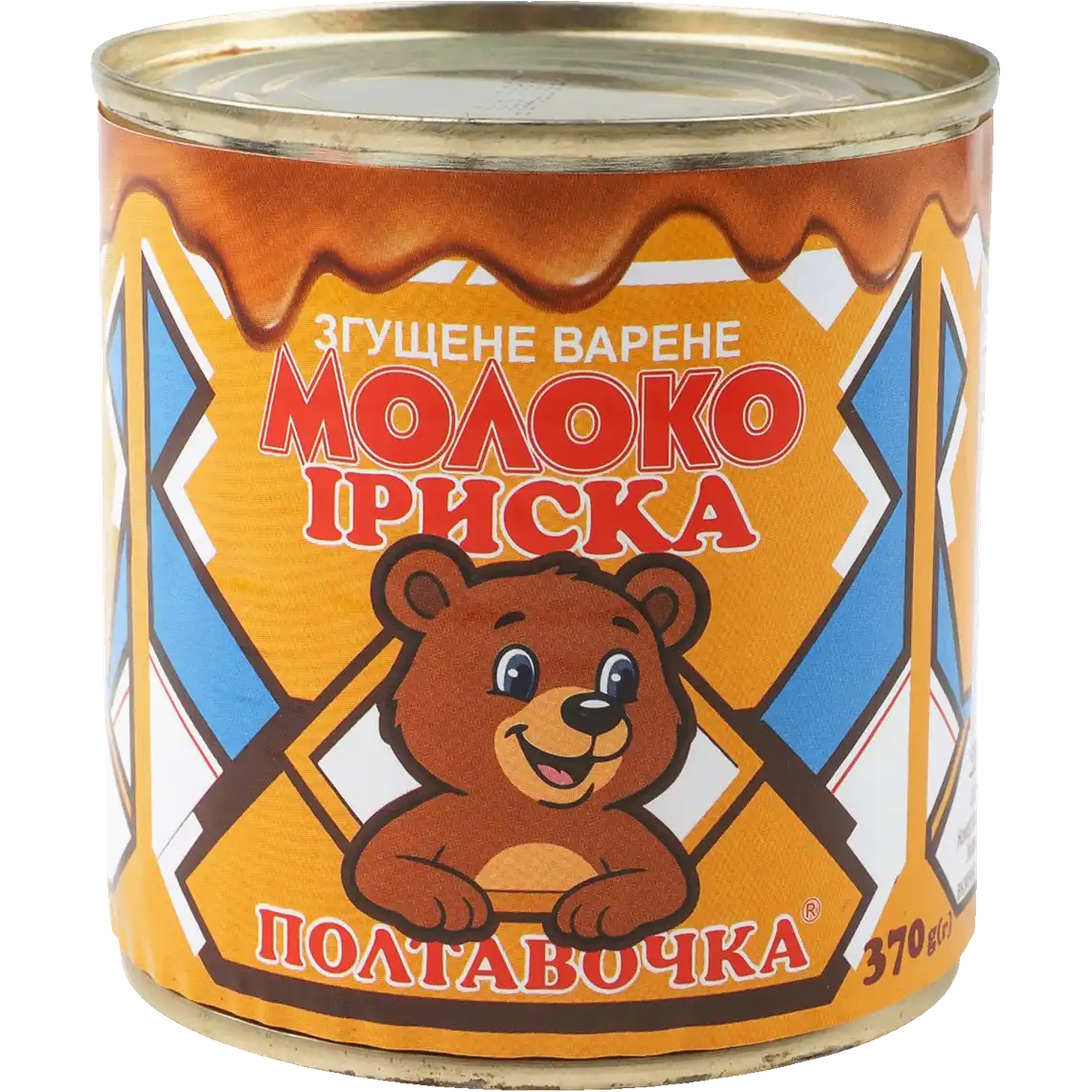 Фото 1 - Молоко згущене варене Полтавочка Іриска 8.5% 370 г