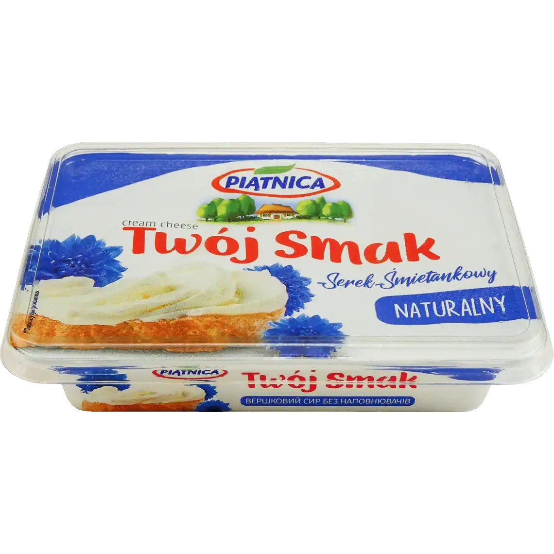 Фото 1 - Сир Twoj Smak вершковий натуральний 60% 135 г