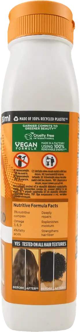 Фото 2 - Бальзам-ополіскувач для волосся Garnier Fructis Superfood Папайя Відновлення 350 мл