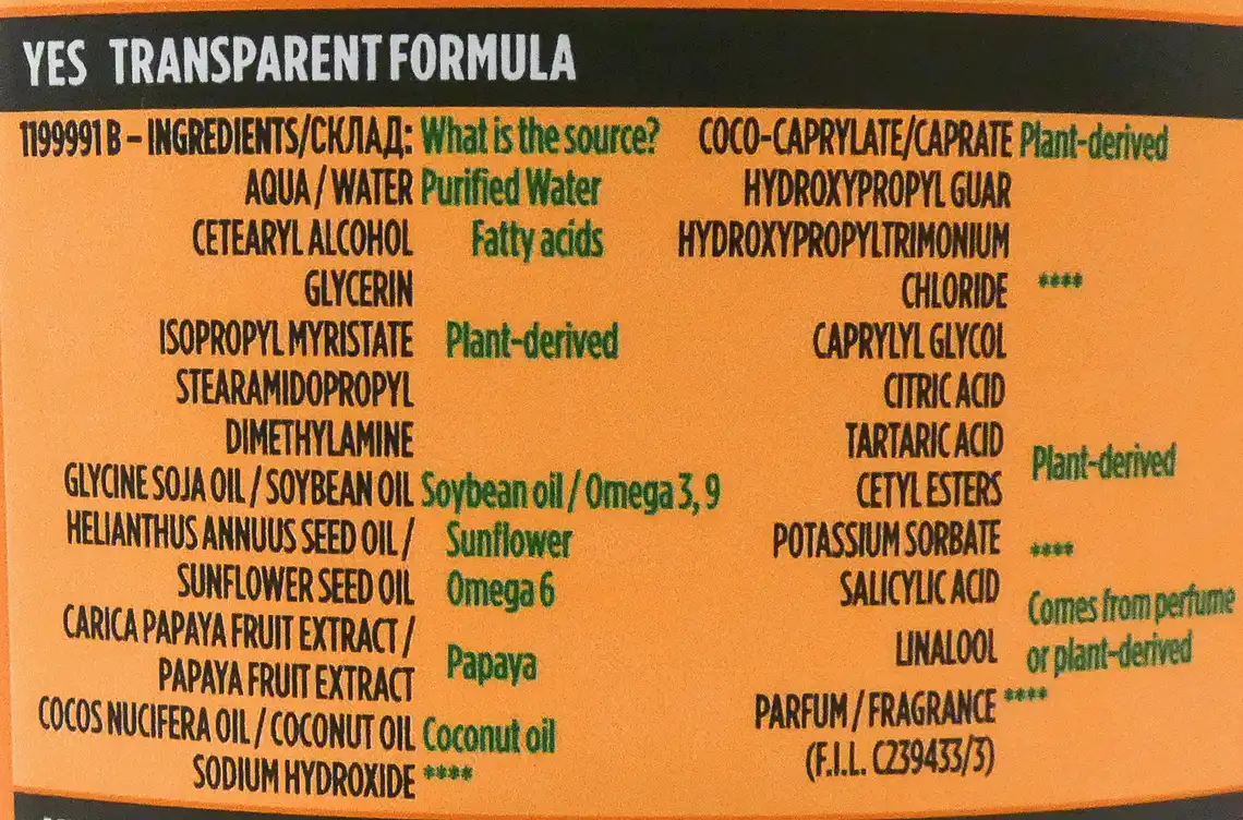 Фото 5 - Бальзам-ополіскувач для волосся Garnier Fructis Superfood Папайя Відновлення 350 мл