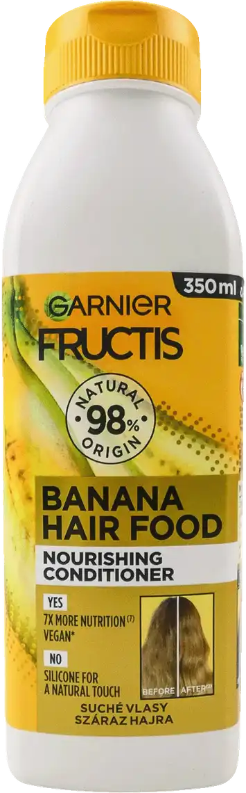 Фото 1 - Бальзам-ополіскувач для волосся Garnier Fructis Superfood Банан Живлення 350 мл